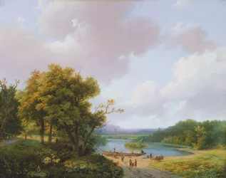 Ländliche Landschaft, 19. Jahrhundert